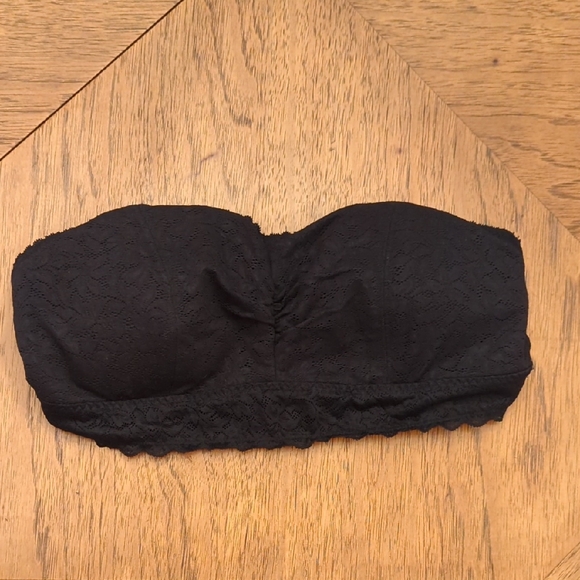 Torrid Curve Other - Torrid Black Lace Bandeau Equivalent to Brand Size 00 = Size 10 Or M/L